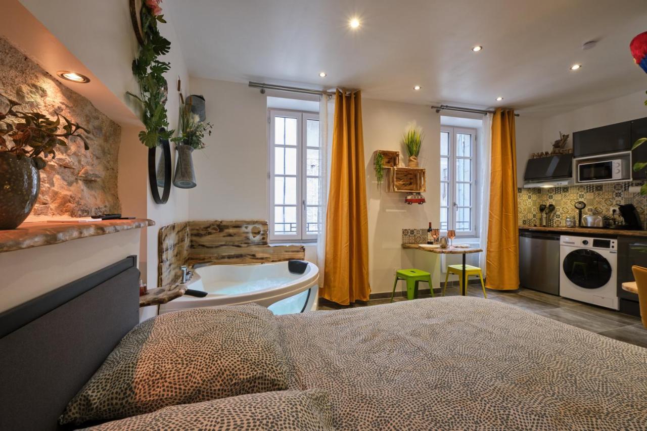 Place Carnot - Studio Tout Equipe Avec Jacuzzi Proche Toutes Commodites Carcassonne Bagian luar foto